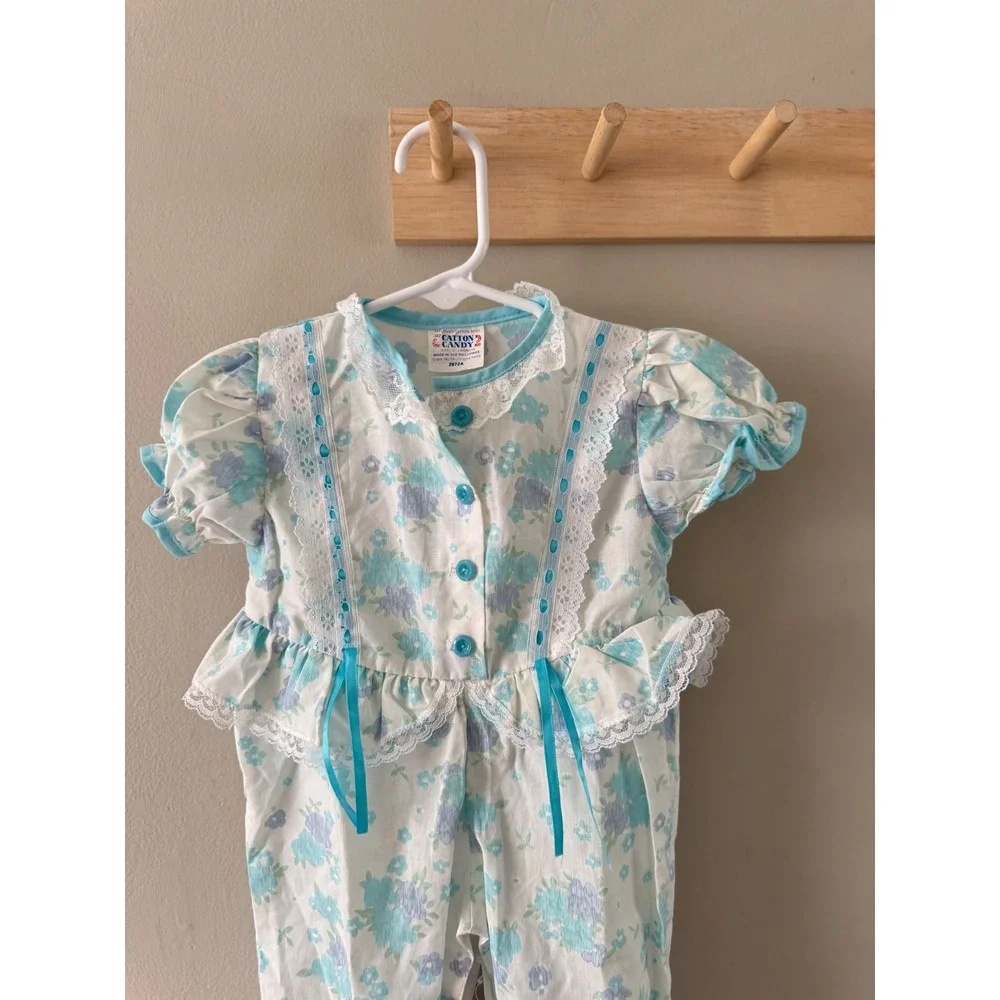0/6m floral‎ bubble romper